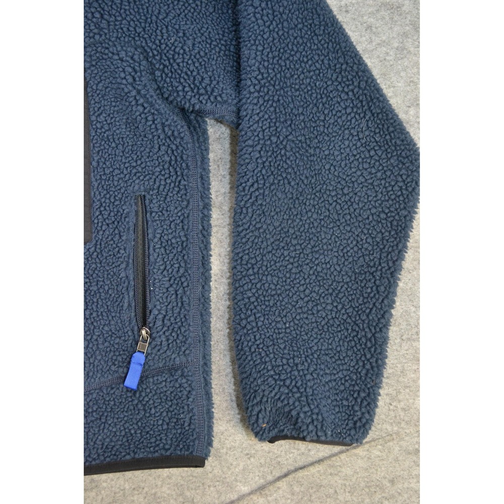 Patagonia Classic Retro X Jacket Mens Small Blue Fleece Sherpa Full Zip - Picture 3 of 16